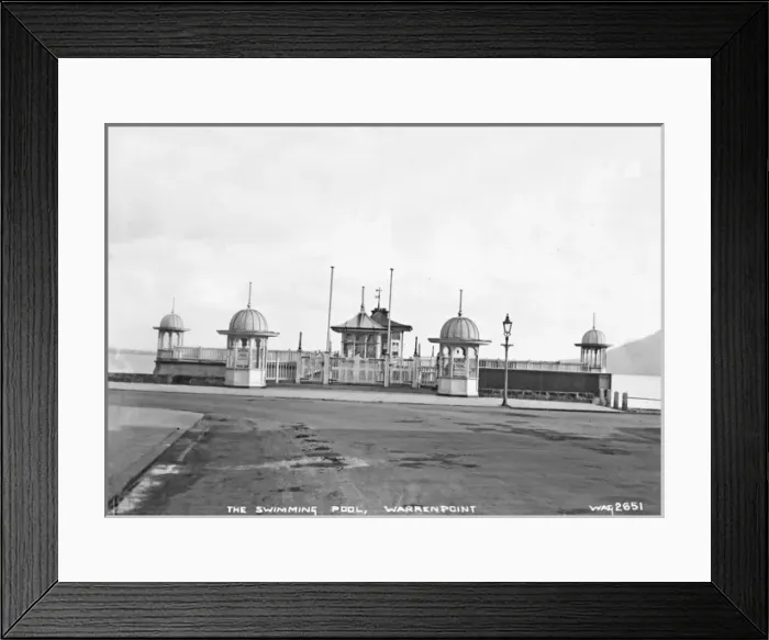 Framed Print : The Swimming Pool, Warrenpoint Framed Print : The Swimming Pool, Warrenpoint