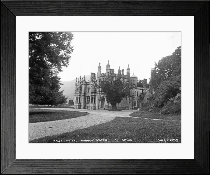 Framed Print : Halls Castle, Narrow Water, Co. Down Framed Print : Halls Castle, Narrow Water, Co. Down