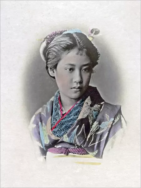 Portrait of Japanese Lady Japan c 1890s