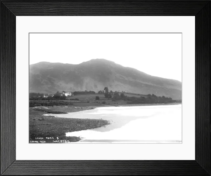 Framed Print : Lough Mask and Corrig Mountain Framed Print : Lough Mask and Corrig Mountain