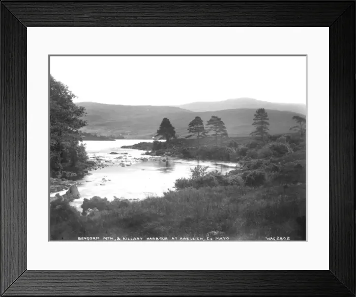 Framed Print : Bengorm Mountain. and Killary Harbour at Aasleigh, Co. Mayo Framed Print : Bengorm Mountain. and Killary Harbour at Aasleigh, Co. Mayo