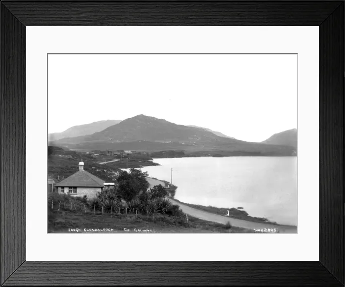 Framed Print : Lough Glendalough, Co. Galway Framed Print : Lough Glendalough, Co. Galway