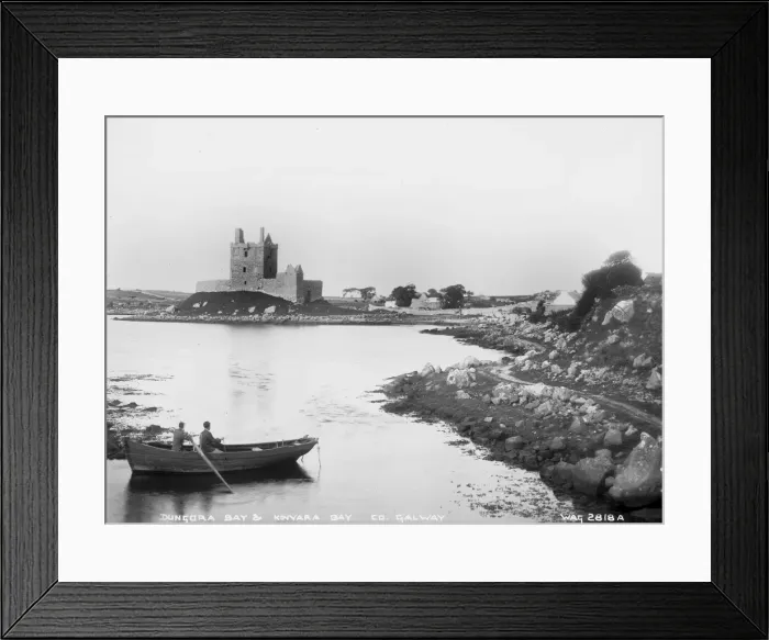 Framed Print : Dungora Castle and Kinvara Bay, Co. Galway Framed Print : Dungora Castle and Kinvara Bay, Co. Galway