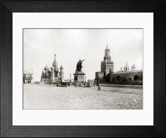 Framed Print : St Basils Russia circa 1890s Framed Print : St Basils Russia circa 1890s