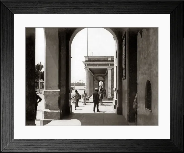 Framed Print : Stree arcade, Cienfuegos, Cuba, circa 1900 Framed Print : Stree arcade, Cienfuegos, Cuba, circa 1900