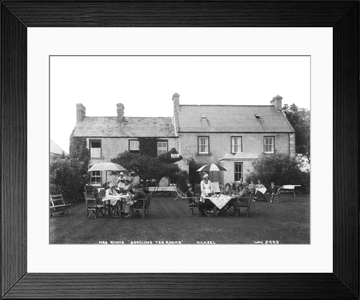 Framed Print : Mrs Ryans Seacliffe Tea Rooms Kilkeel Framed Print : Mrs Ryans Seacliffe Tea Rooms Kilkeel