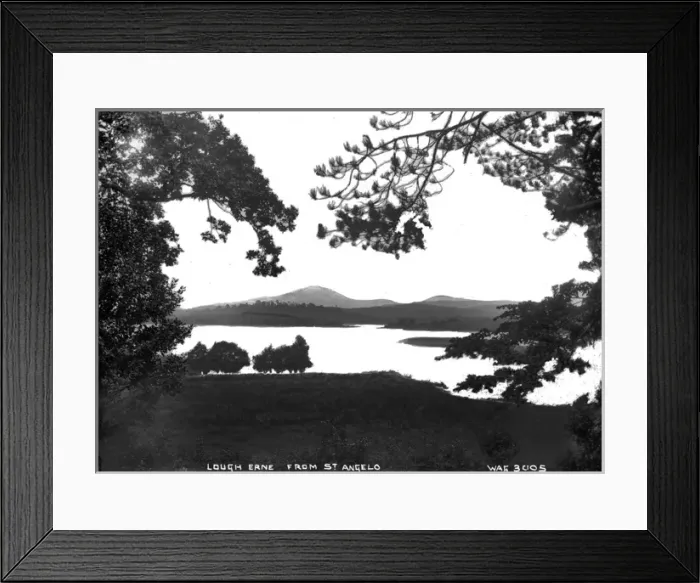 Framed Print : Lough Erne from St. Angelo Framed Print : Lough Erne from St. Angelo