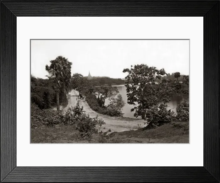 Framed Print : Rangoo Burma (Myanmar) circa 1890s Framed Print : Rangoo Burma (Myanmar) circa 1890s