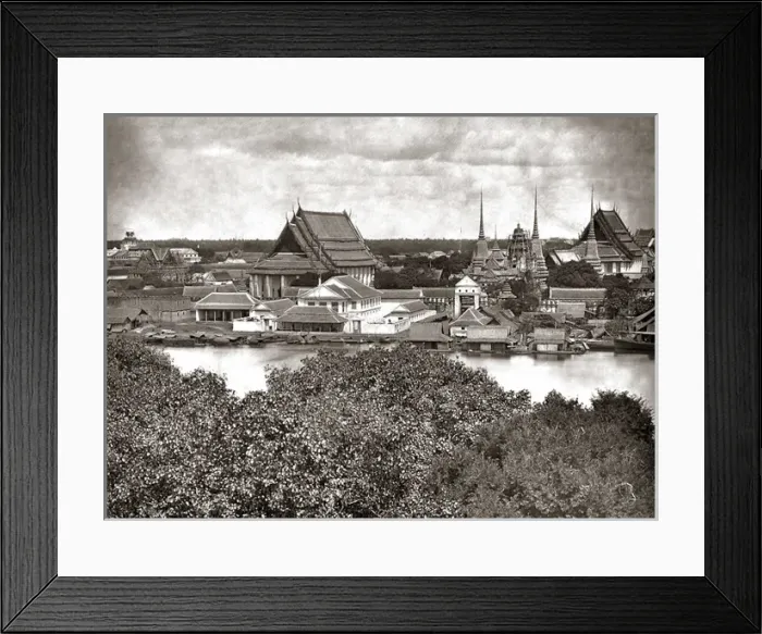 Framed Print : Bangkok, Siam (Thailand) 1870s Framed Print : Bangkok, Siam (Thailand) 1870s