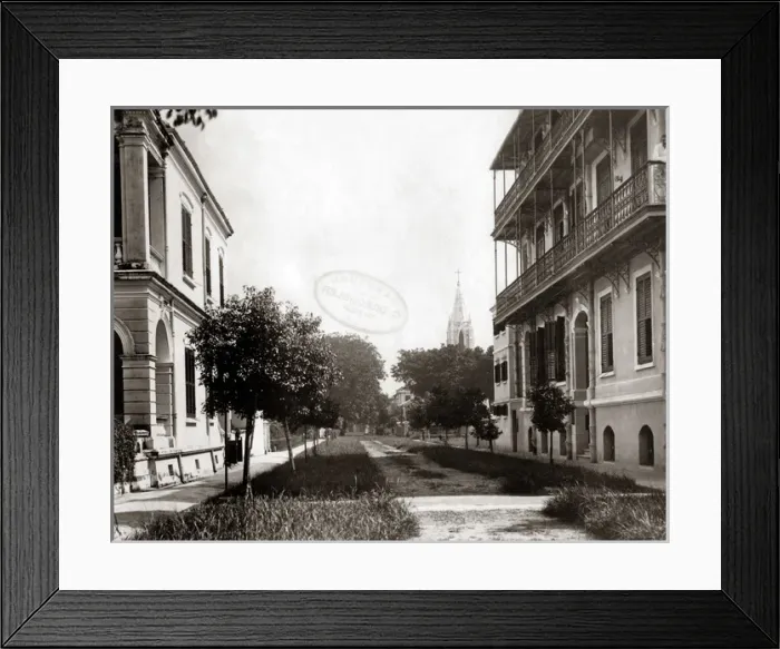 Framed Print : Shameen, foreign settlement, Canton (Guanzhou) China Framed Print : Shameen, foreign settlement, Canton (Guanzhou) China