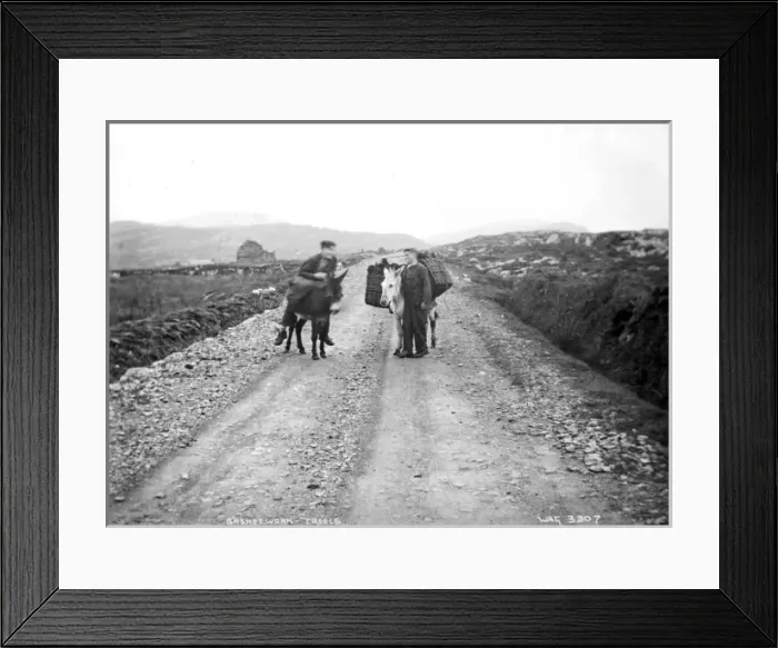 Framed Print : Basketwork Creels