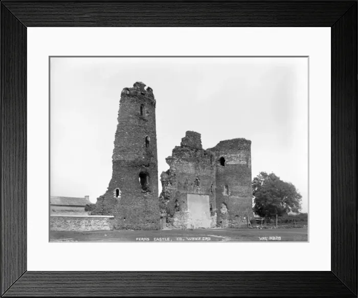 Framed Print : Ferns Castle, Co. Wexford Framed Print : Ferns Castle, Co. Wexford