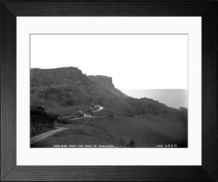 Framed Print : Fair Head from the Road to Murlough Framed Print : Fair Head from the Road to Murlough