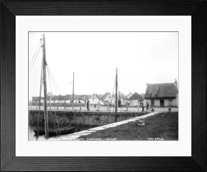 Framed Print : Canal Basin, Claddagh, Galway Framed Print : Canal Basin, Claddagh, Galway