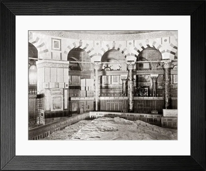 Framed Print : Foundation stone, Dome of the Roack, Jerusalem, Palestine Framed Print : Foundation stone, Dome of the Roack, Jerusalem, Palestine