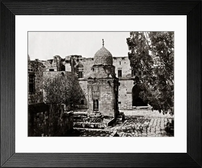 Framed Print : Tomb of Elijah, Jerusalem, circa 1880s Framed Print : Tomb of Elijah, Jerusalem, circa 1880s