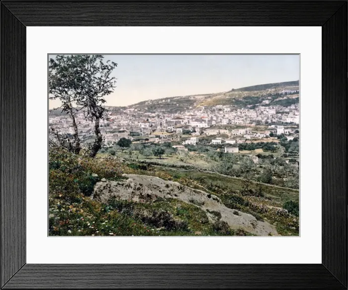 Framed Print : View of Jerusalem, Palestine (Israel), circa 1890 Framed Print : View of Jerusalem, Palestine (Israel), circa 1890