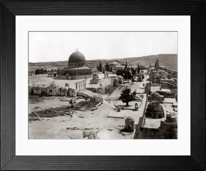 Framed Print : Jerusalem, circa 1880s - The site of Solomons Temple Framed Print : Jerusalem, circa 1880s - The site of Solomons Temple