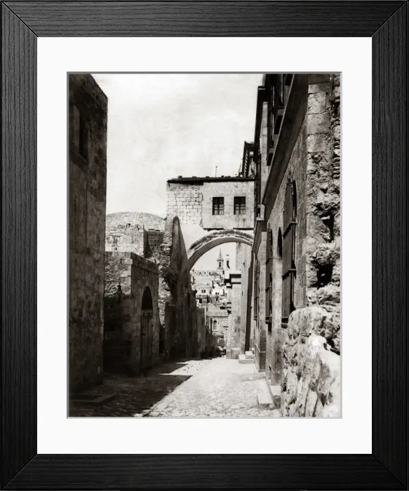 Framed Print : Ecce Homo Arch, Jerusalem, circa 1880s Framed Print : Ecce Homo Arch, Jerusalem, circa 1880s