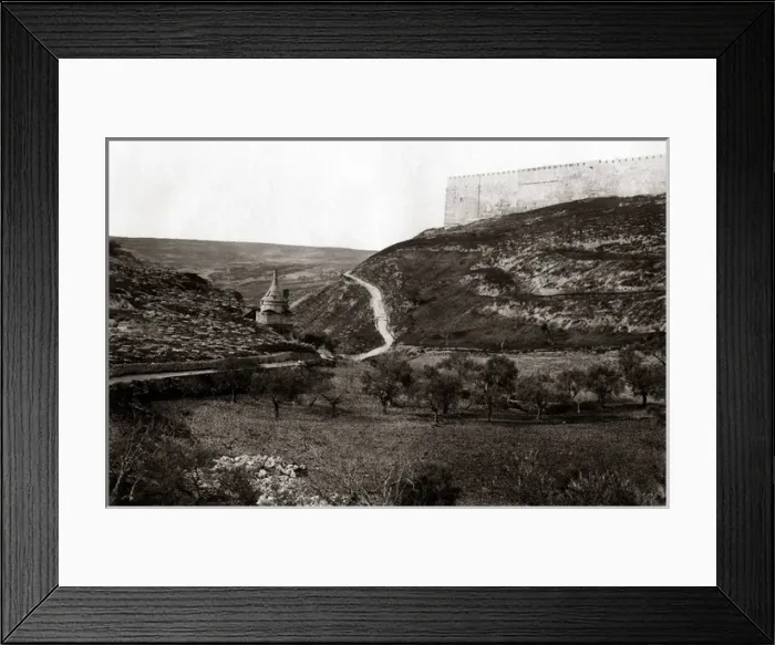 Framed Print : Raod of the Captivity, Jersualem, Paleestine (Israel) circa Framed Print : Raod of the Captivity, Jersualem, Paleestine (Israel) circa