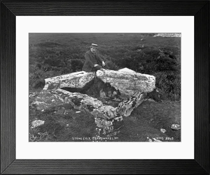 Framed Print : Stone Cist, Carrowkeel Mt Framed Print : Stone Cist, Carrowkeel Mt