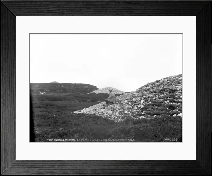 Framed Print : The Burial Cairns of Carrowkeel, Co. Sligo, from No. I Framed Print : The Burial Cairns of Carrowkeel, Co. Sligo, from No. I