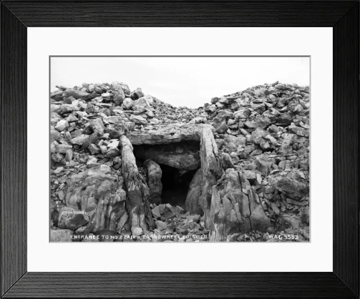 Framed Print : Entrance to No. 2. Cairn, Carrowkeel, Co. Sligo Framed Print : Entrance to No. 2. Cairn, Carrowkeel, Co. Sligo