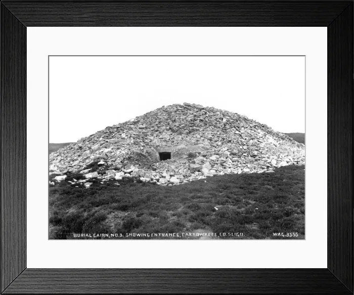 Framed Print : Burial Cairn, No. 3. Showing Entrance, Carrowkeel, Co. Sligo Framed Print : Burial Cairn, No. 3. Showing Entrance, Carrowkeel, Co. Sligo