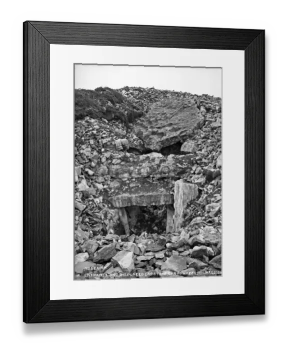 Framed Print : No. 4. Cairn, Entrance and Displaced Capstone, Carrowkeel Framed Print : No. 4. Cairn, Entrance and Displaced Capstone, Carrowkeel