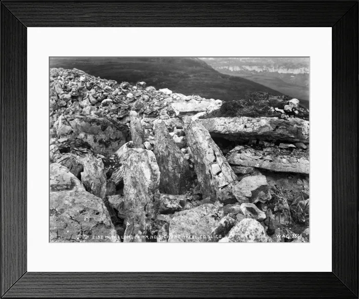 Framed Print : Cist in the Long Cairn, No. 5. Carrowkeel, Co. Sligo Framed Print : Cist in the Long Cairn, No. 5. Carrowkeel, Co. Sligo