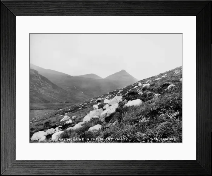 Framed Print : Lateral Moraine in the Silent Valley Framed Print : Lateral Moraine in the Silent Valley