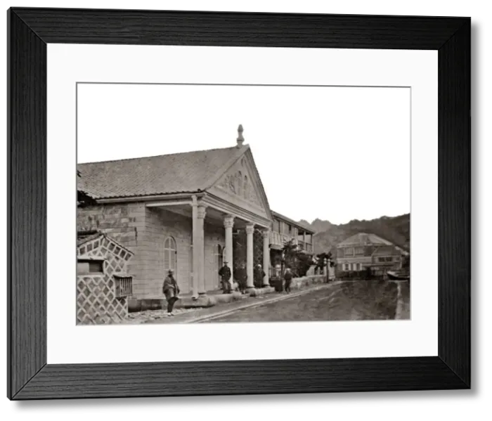 Framed Print : Gaiety Theatre, Yokohama, Japan, 1870s Framed Print : Gaiety Theatre, Yokohama, Japan, 1870s