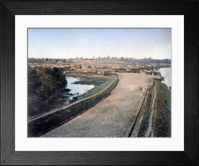 Framed Print : Akasaka, Tokyo, Japan circa 1880s Framed Print : Akasaka, Tokyo, Japan circa 1880s