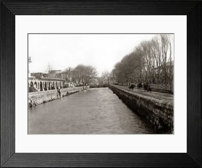 Framed Print : Barada River, Damscus, Syria, circa 1890 Framed Print : Barada River, Damscus, Syria, circa 1890