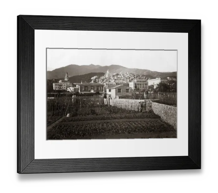 Framed Print : View of San Remo, Italy, circa 1890 Framed Print : View of San Remo, Italy, circa 1890