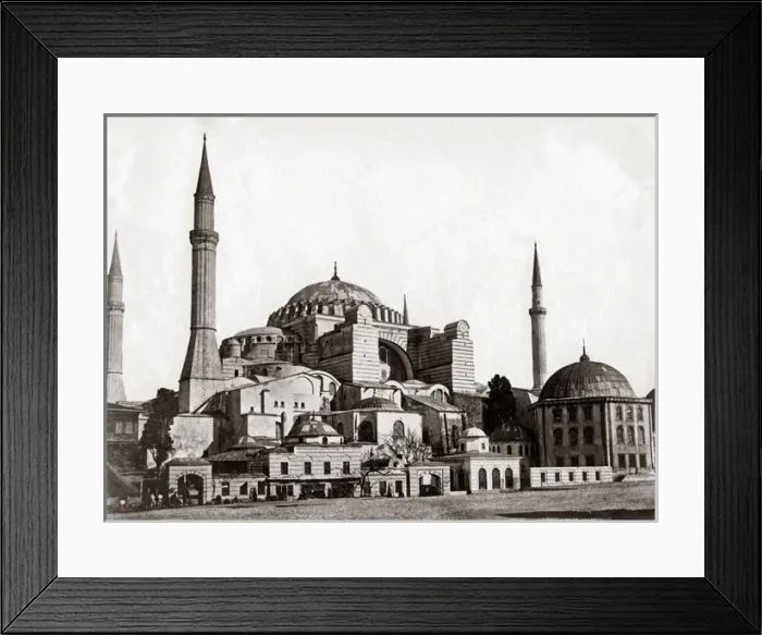 Framed Print : Hagia Spohia, Constantinople, (Istanbul) Turkey, circa 1880s Framed Print : Hagia Spohia, Constantinople, (Istanbul) Turkey, circa 1880s