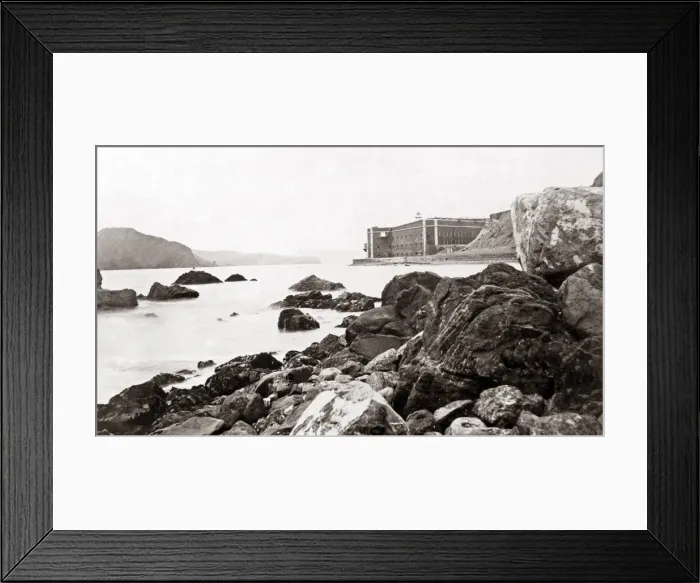 Framed Print : Fort Point and Golden Gate, San Farncisoc, circa 1890s Framed Print : Fort Point and Golden Gate, San Farncisoc, circa 1890s