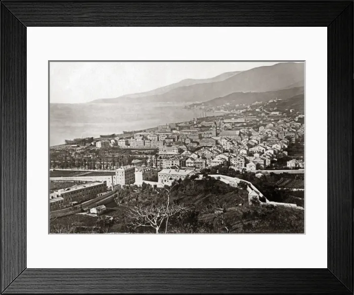 Framed Print : Sestri Ponente, Genoa, Italy, circa 1890 Framed Print : Sestri Ponente, Genoa, Italy, circa 1890