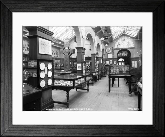 Framed Print : Belfast Public Museum, Grainger Room Framed Print : Belfast Public Museum, Grainger Room