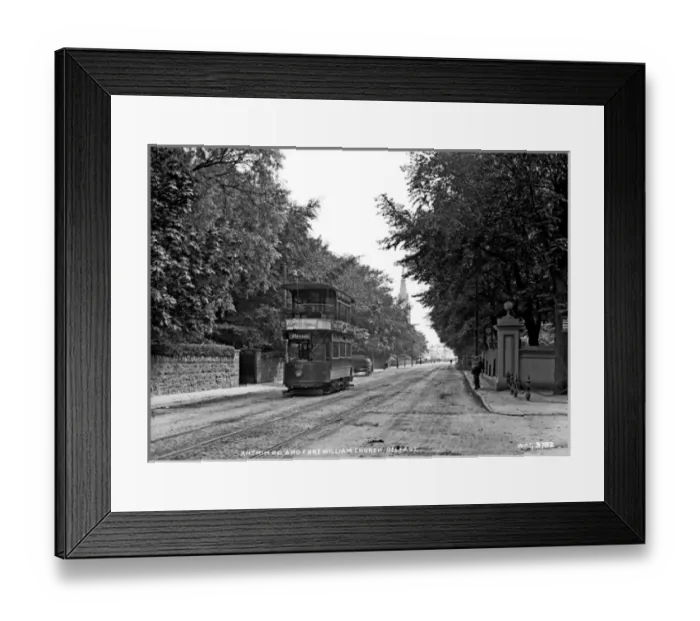 Framed Print : Antrim Rd. and for twilliam Church, Belfast Framed Print : Antrim Rd. and for twilliam Church, Belfast