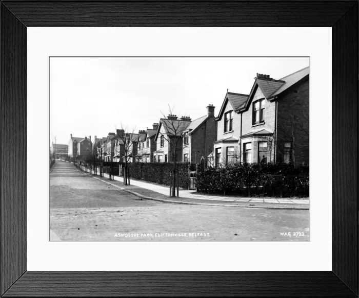 Framed Print : Ashgrove Park, Cliftonville, Belfast Framed Print : Ashgrove Park, Cliftonville, Belfast