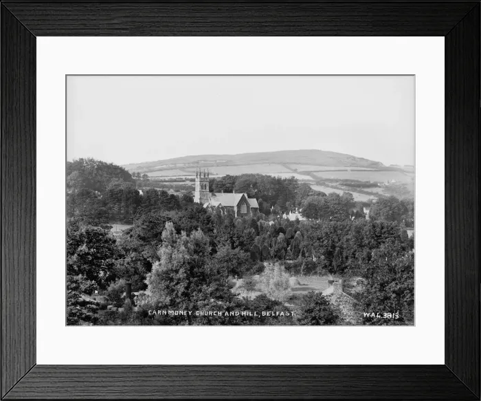 Framed Print : Carnmoney Church and Hill, Belfast Framed Print : Carnmoney Church and Hill, Belfast