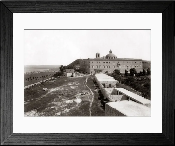 Framed Print : Convent of Mount Carmel, Palestine (Israel) circa 1890 Framed Print : Convent of Mount Carmel, Palestine (Israel) circa 1890