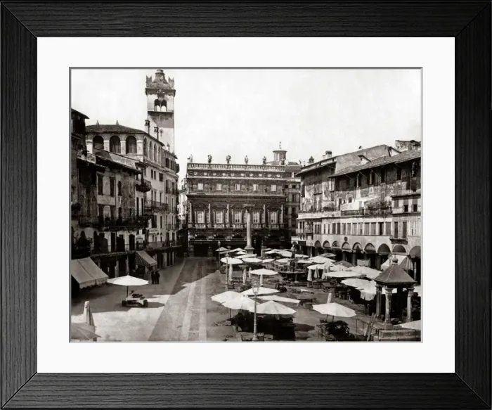 Framed Print : Veron, Piazza d Erba Italy circa 1880s Framed Print : Veron, Piazza d Erba Italy circa 1880s