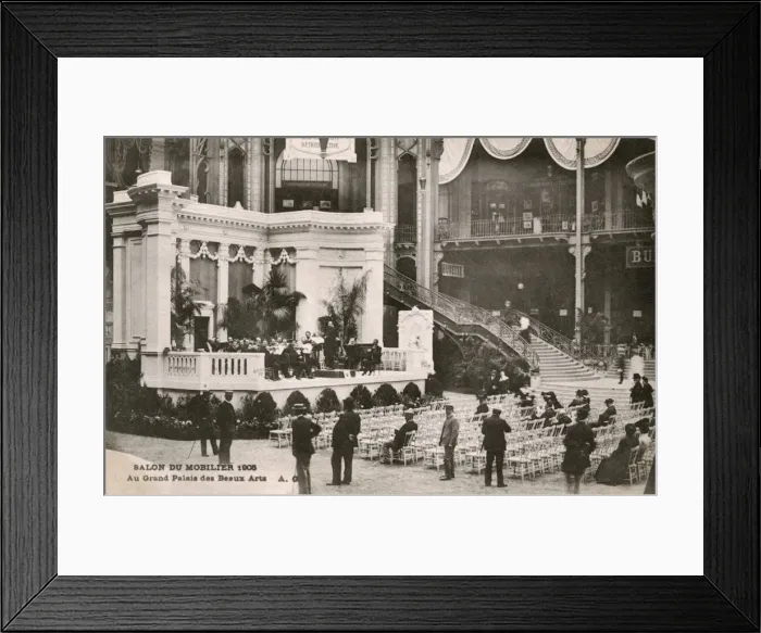 Framed Print : Salon du Mobilier - Grand Palais des Beaux Arts, Paris Framed Print : Salon du Mobilier - Grand Palais des Beaux Arts, Paris