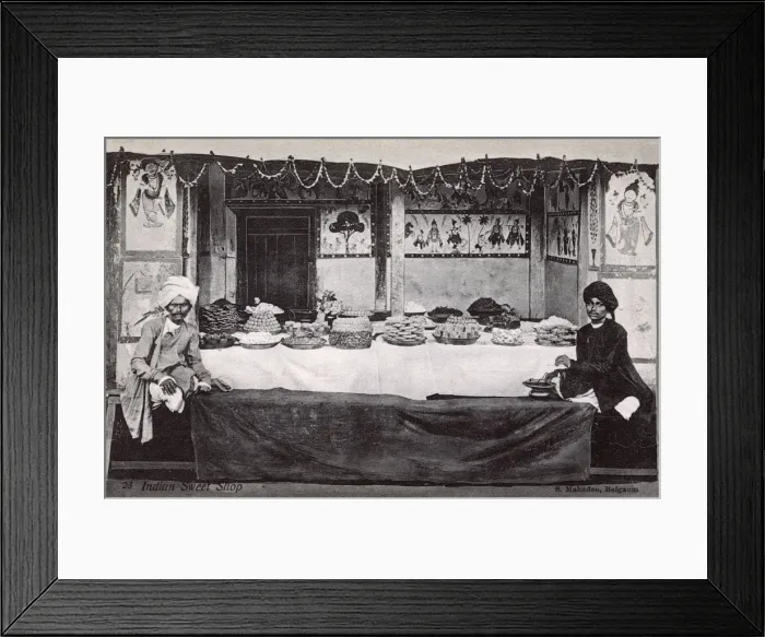 Framed Print : Indian Sweet Shop Framed Print : Indian Sweet Shop