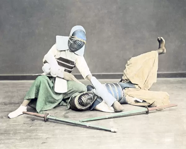 Kendo, fencing, Japan, circa 1880s