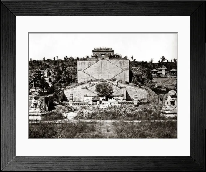 Framed Print : Summer Palace, Peking (Beijing), China circa 1880s Framed Print : Summer Palace, Peking (Beijing), China circa 1880s