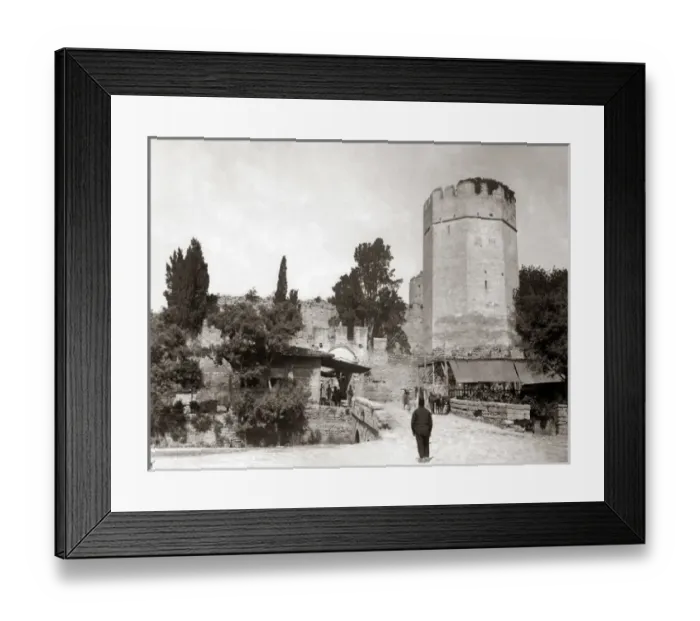Framed Print : Istanbul, Turkey - Fortress of the Seven Towers or Yedikule Framed Print : Istanbul, Turkey - Fortress of the Seven Towers or Yedikule
