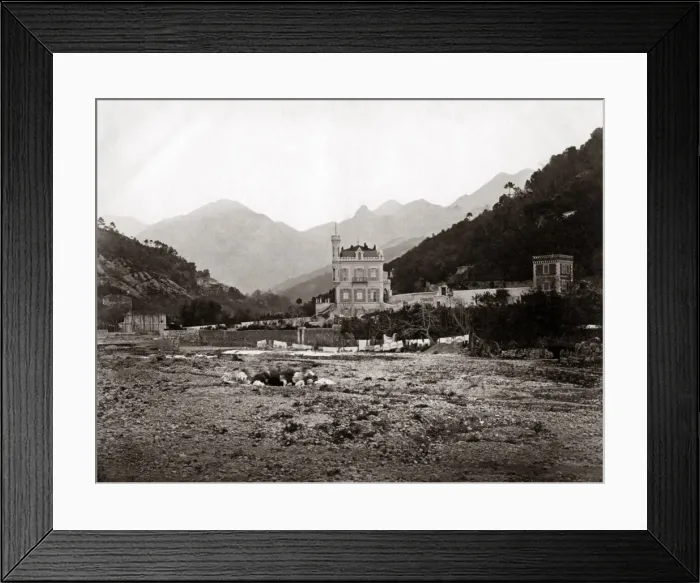 Framed Print : View at Mentone, France, circa 1890 Framed Print : View at Mentone, France, circa 1890